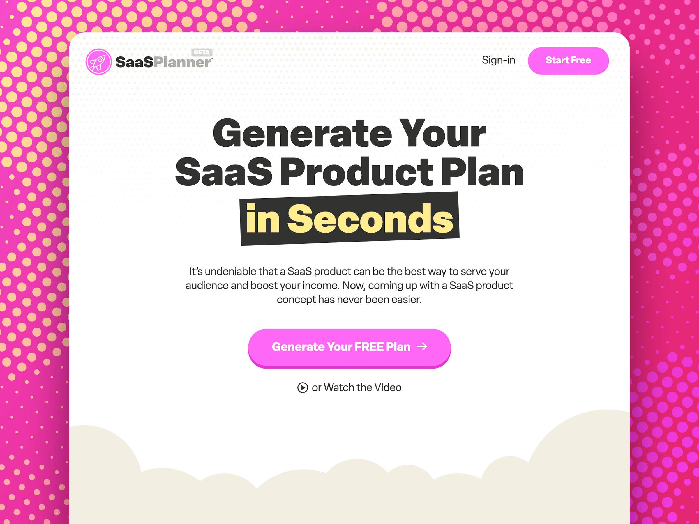 AI-Powered SaaS Planning Tool