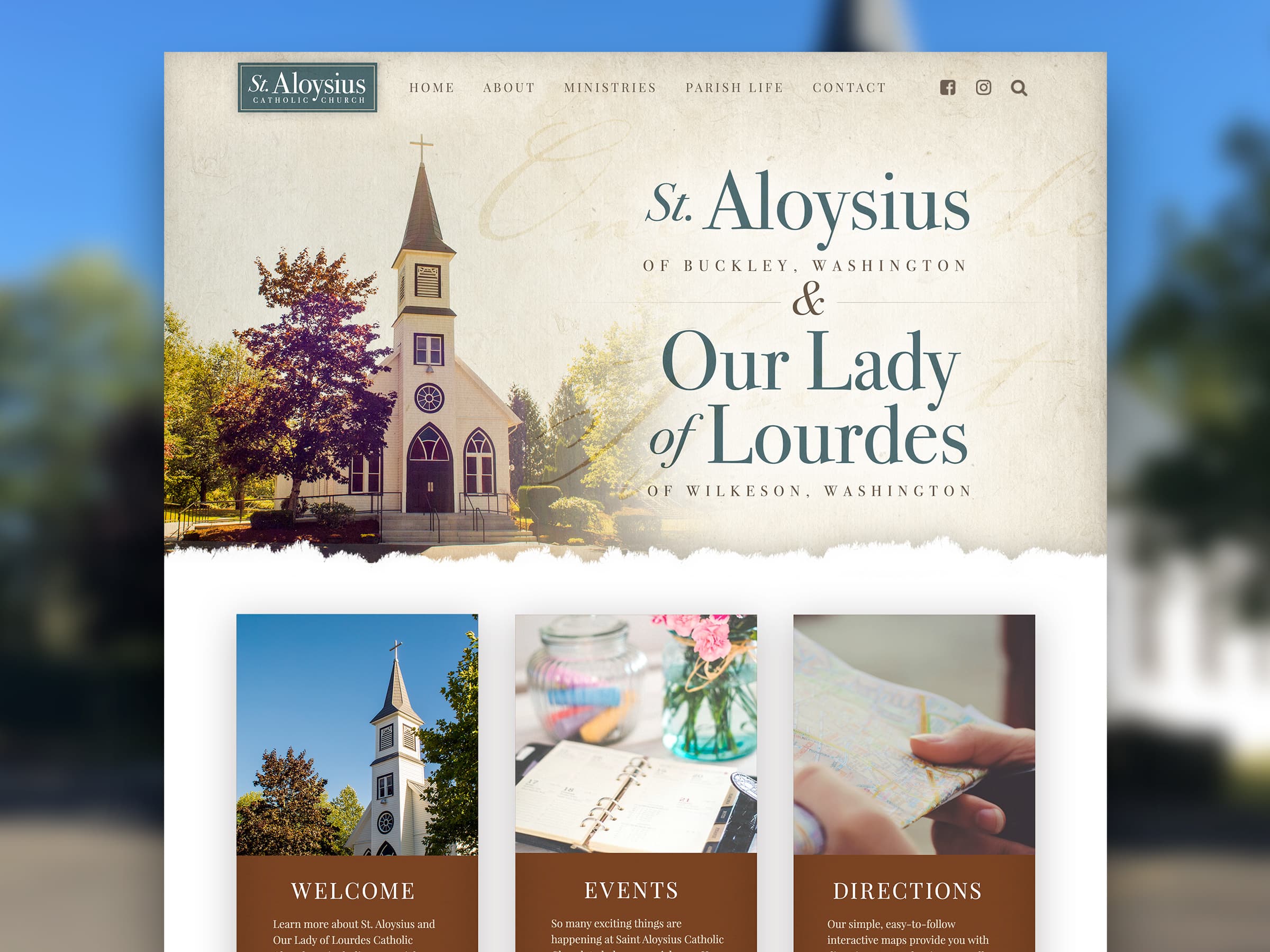 Small Town Parish Website
