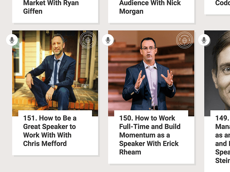 The Speaker Lab Grid View