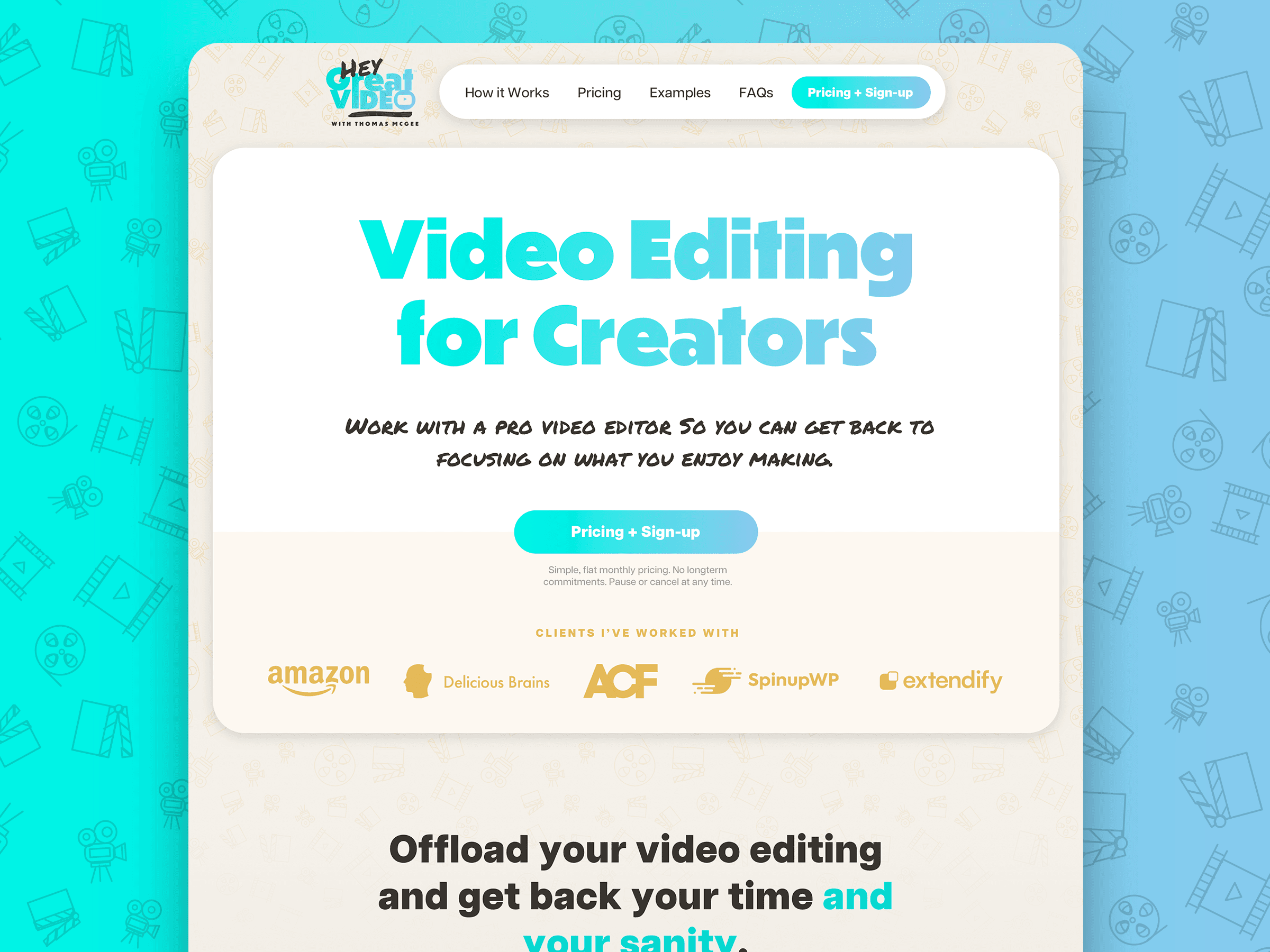 Video Editing Service Site