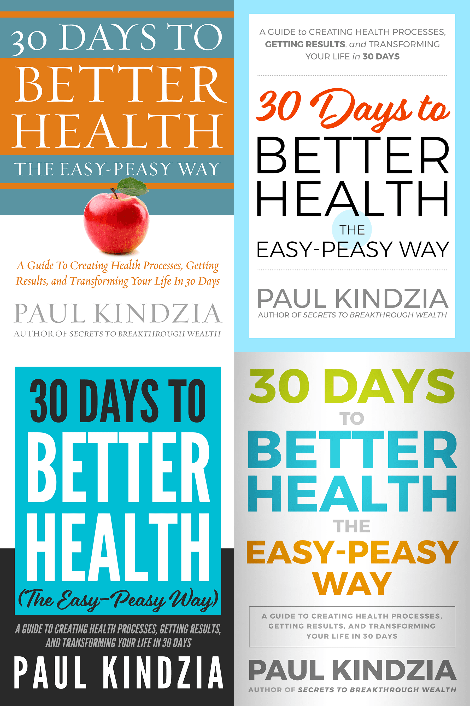 30 Days to Better Health Book Jacket