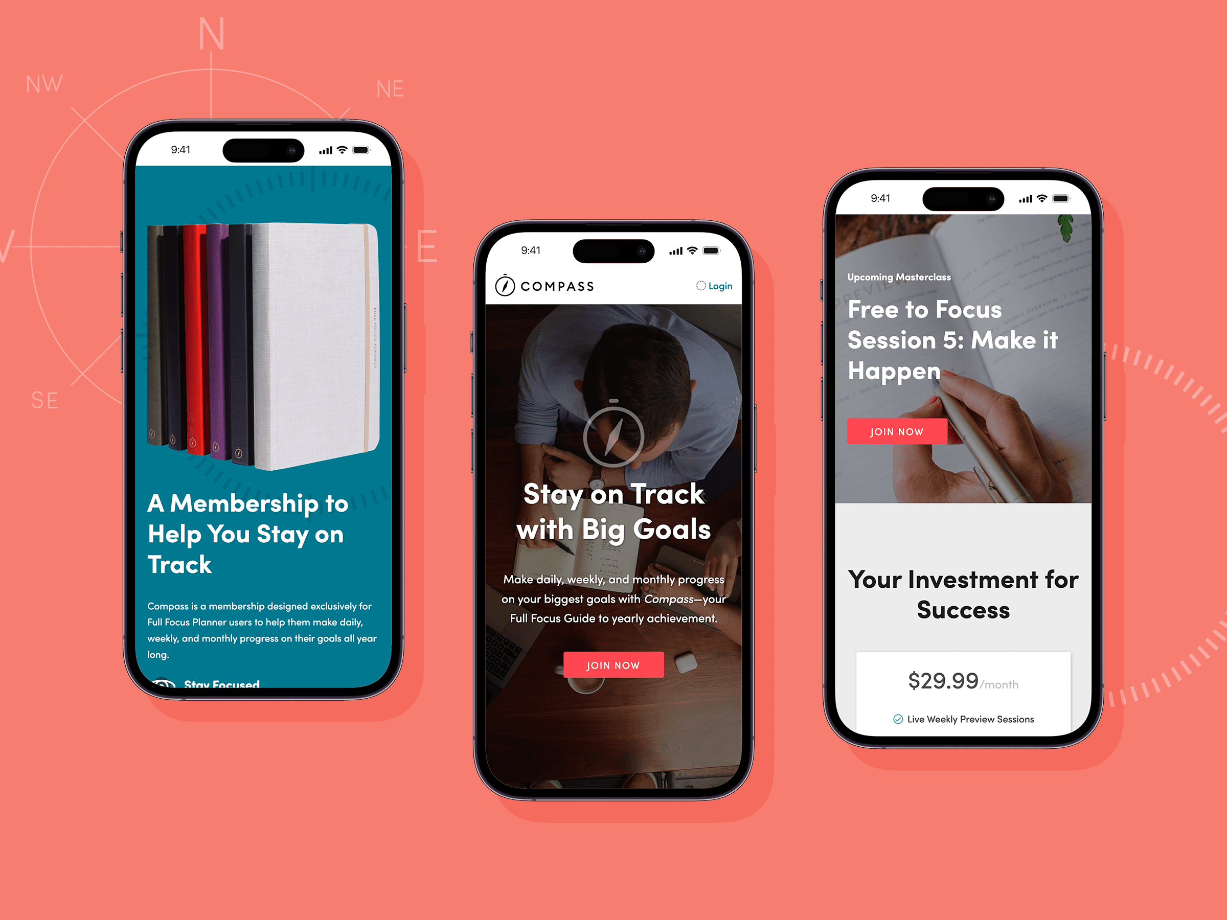 Compass Training Sales Page Mobile
