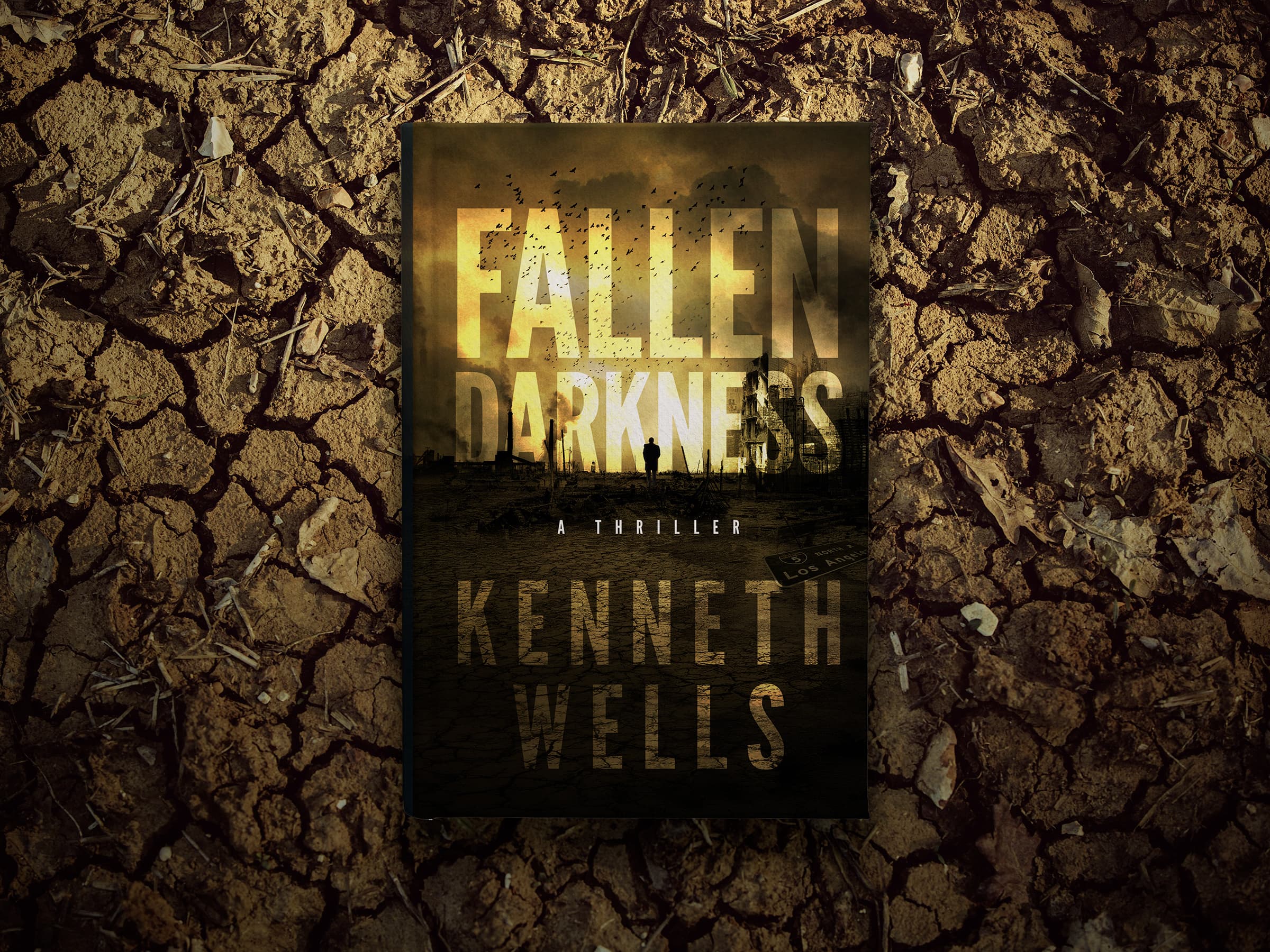 Fallen Darkness Book Cover Design