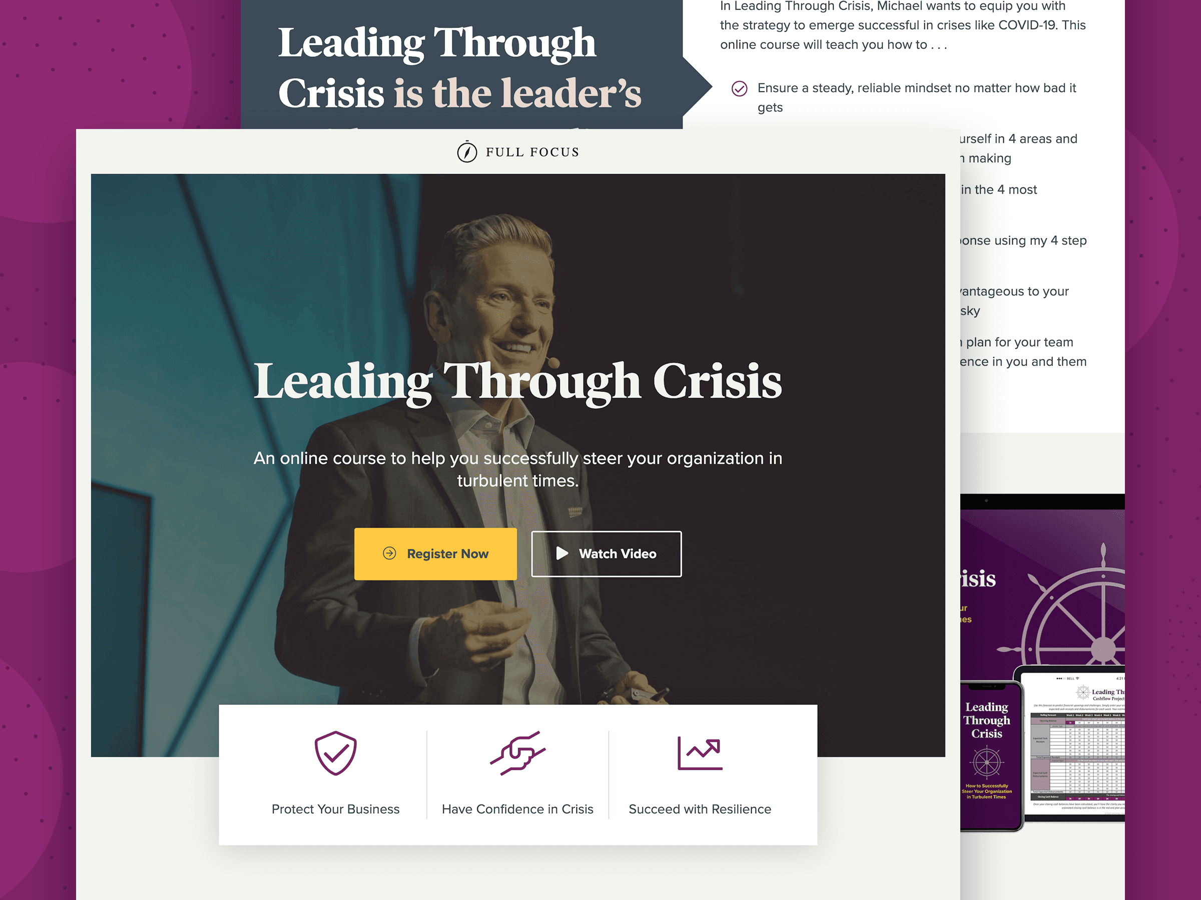 Leading Through Crisis Course Sales Page