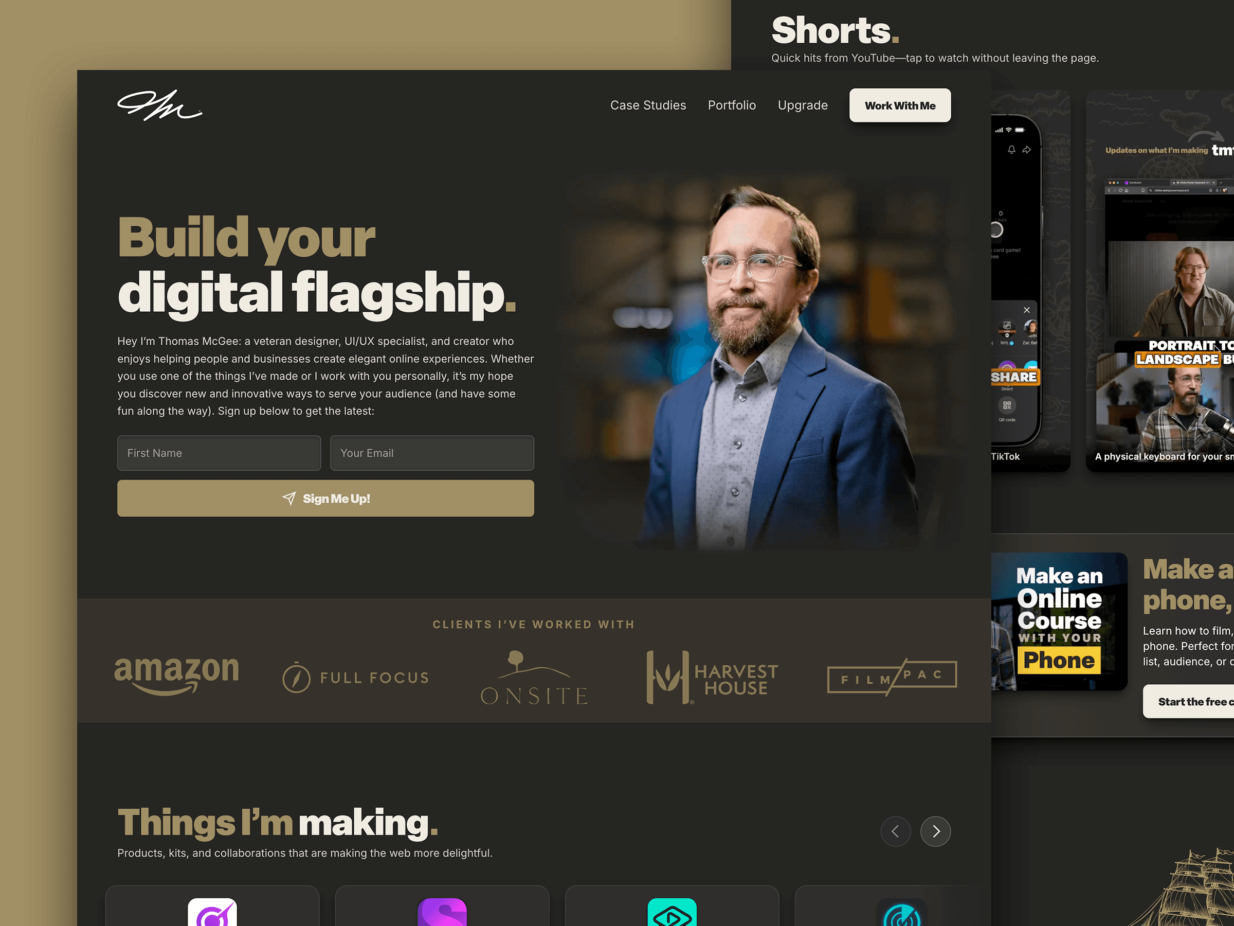 Personal Brand “Link in Bio” Site